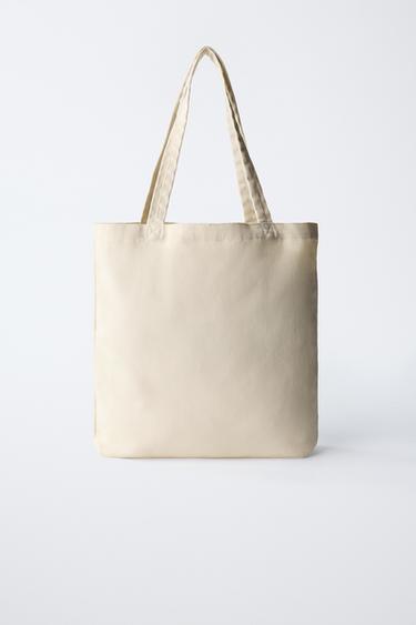 TEDDY TOTE BAG - Ecru White by Zara - Image 4