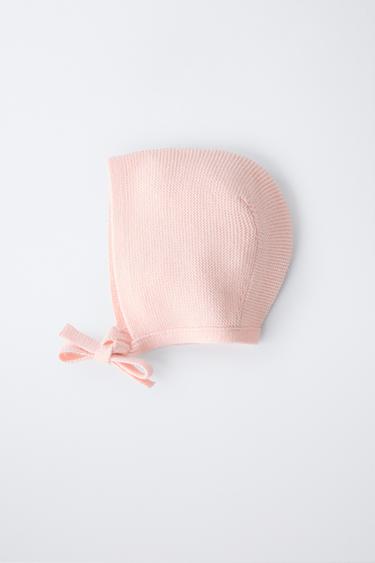 BONNET EN MAILLE - Rose de Zara - Image 3