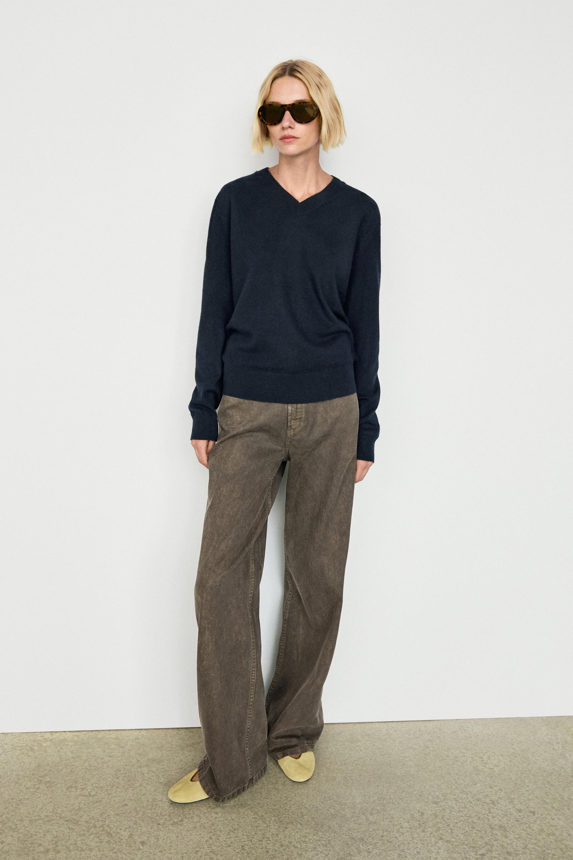 Pull en maille 100 % cachemire