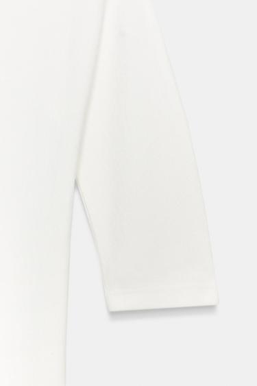 RUSTIC HIGH NECK BODYSUIT - Oyster-white by Zara - Image 5