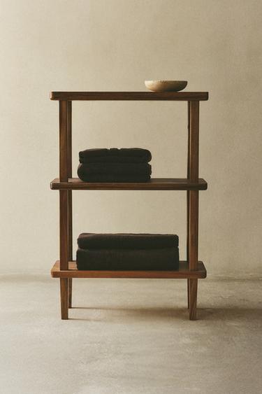 ACACIA WOOD SHELVING UNIT - Brown Zara
