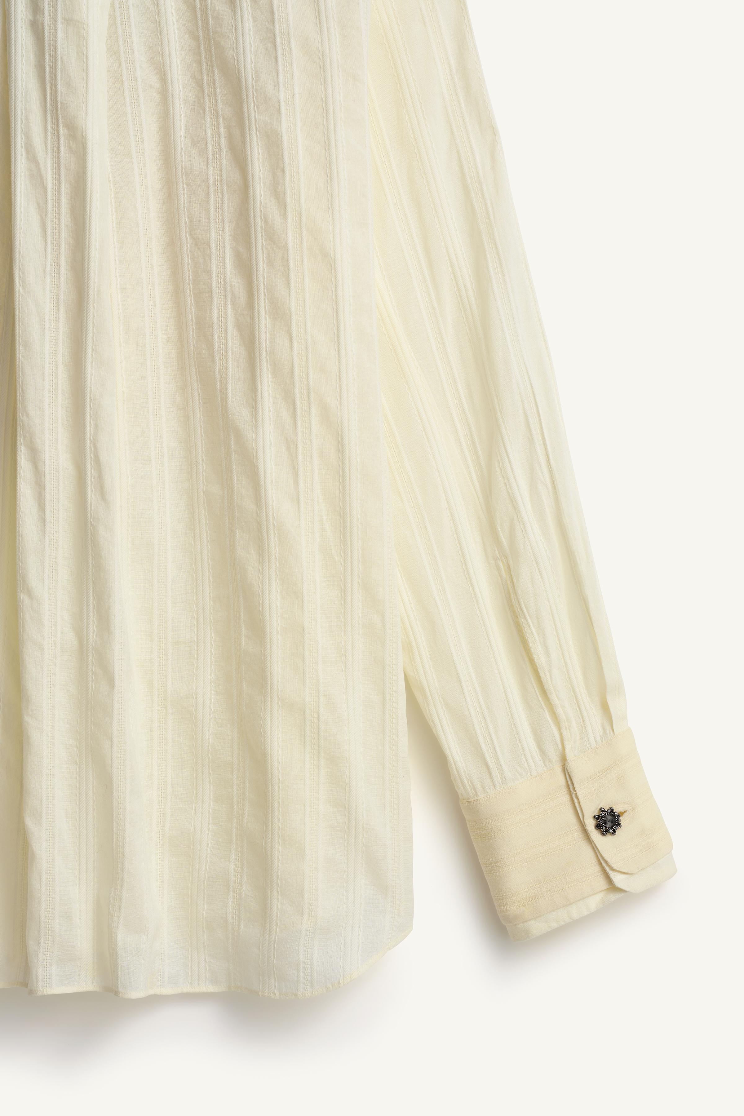CHEMISE VOLANTS BOUTONS BIJOU LIMITED EDITION