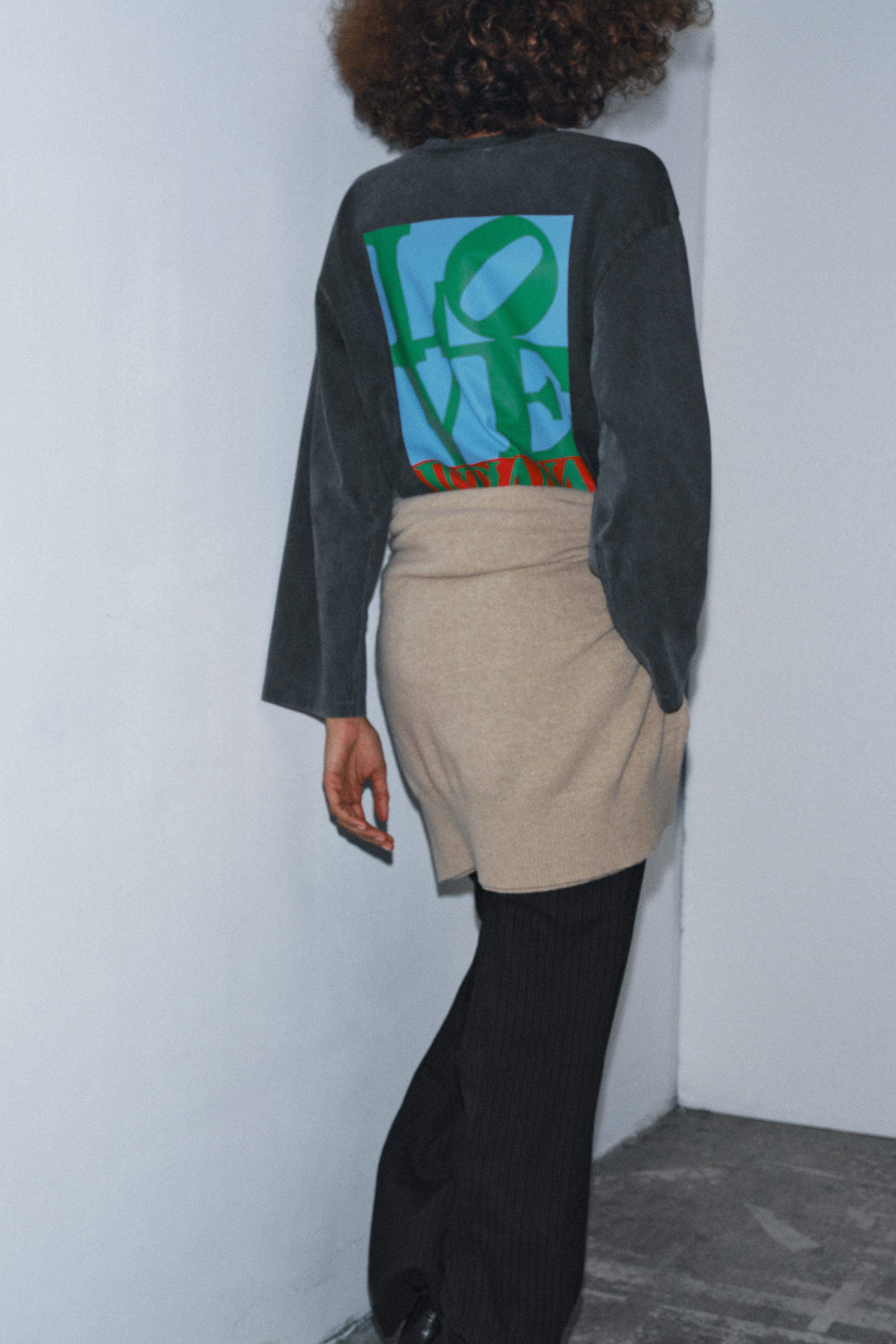 WASHED LONG SLEEVE T-SHIRT