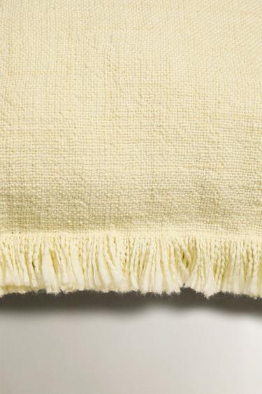 CAPA ALMOFADA FRANJAS - Amarelo da Zara