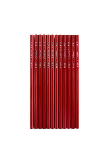 PACK OF VIARCO VINTAGE WOODEN PENCILS - أحمر الخاص بـ Zara