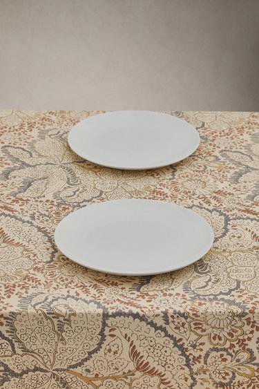 NAPPE IMPRIMÉ FLEUR ET PAISLEY - Bleu clair de Zara - Image 1