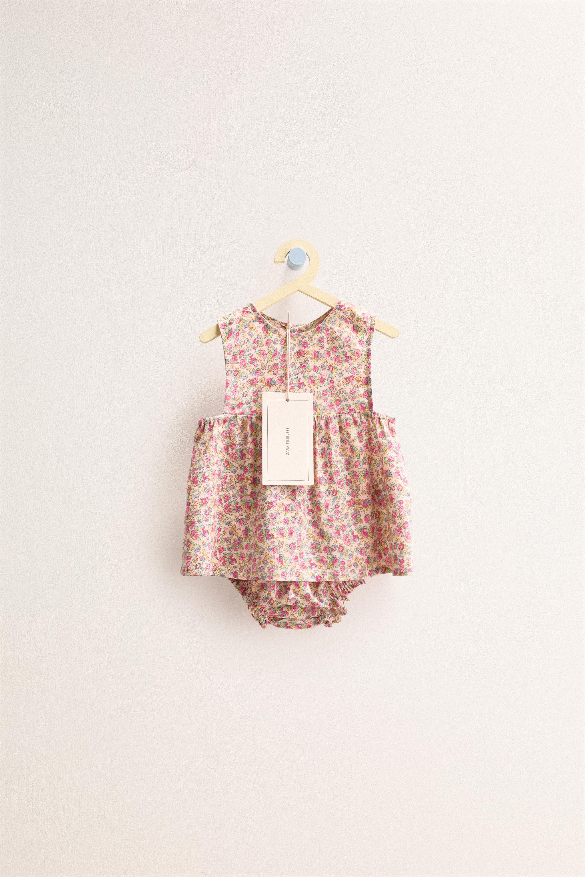 ZARA TIMELESS - ENSEMBLE FLEURS AVEC LIN