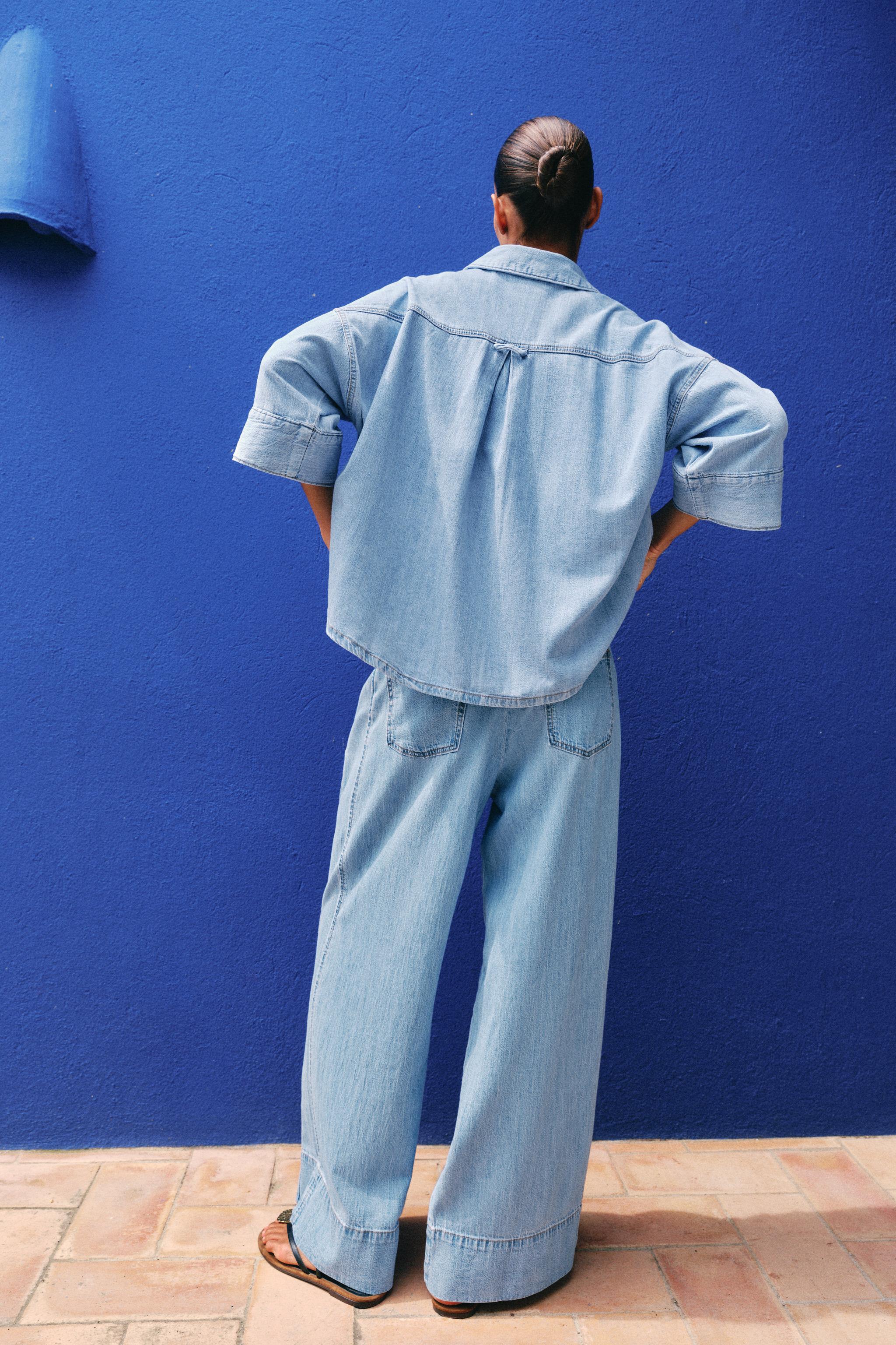 CHEMISE Z1975 DENIM MANCHES AMPLES