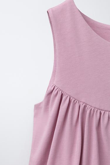 PLAIN BALLOON T-SHIRT - Pink by Zara - Image 2