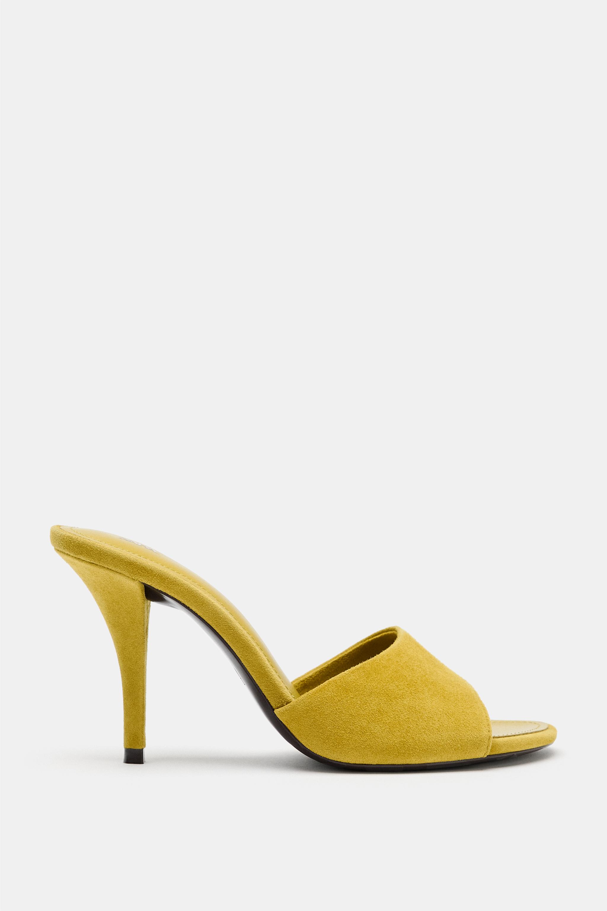 SUEDE HEELED SANDALS