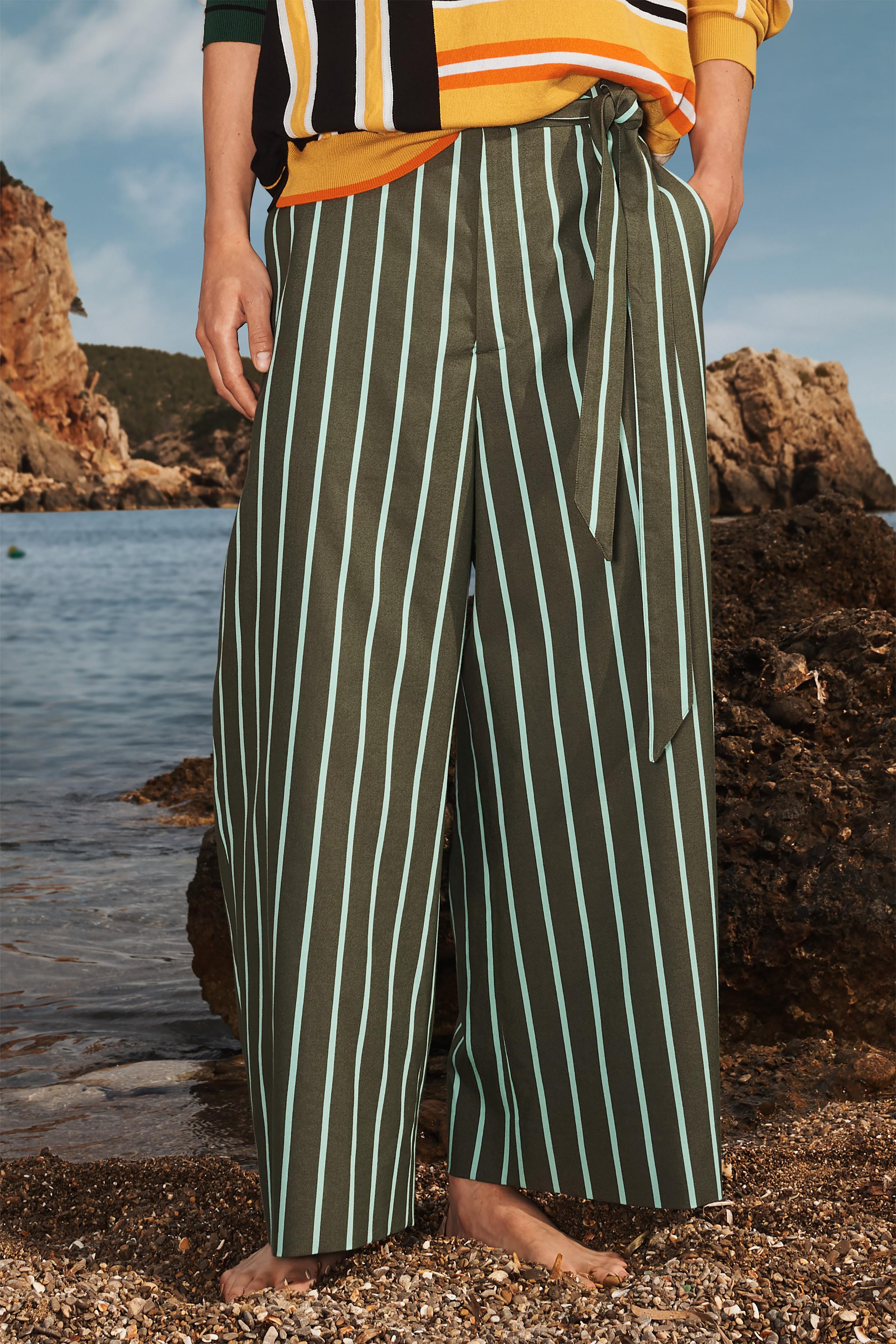 ZARA】ワイドレッグフレアパンツ (ZARA/パンツ・ボトムスその他
