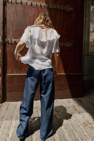 ROMANTIC RUFFLE SHIRT - White by Zara - Image 2