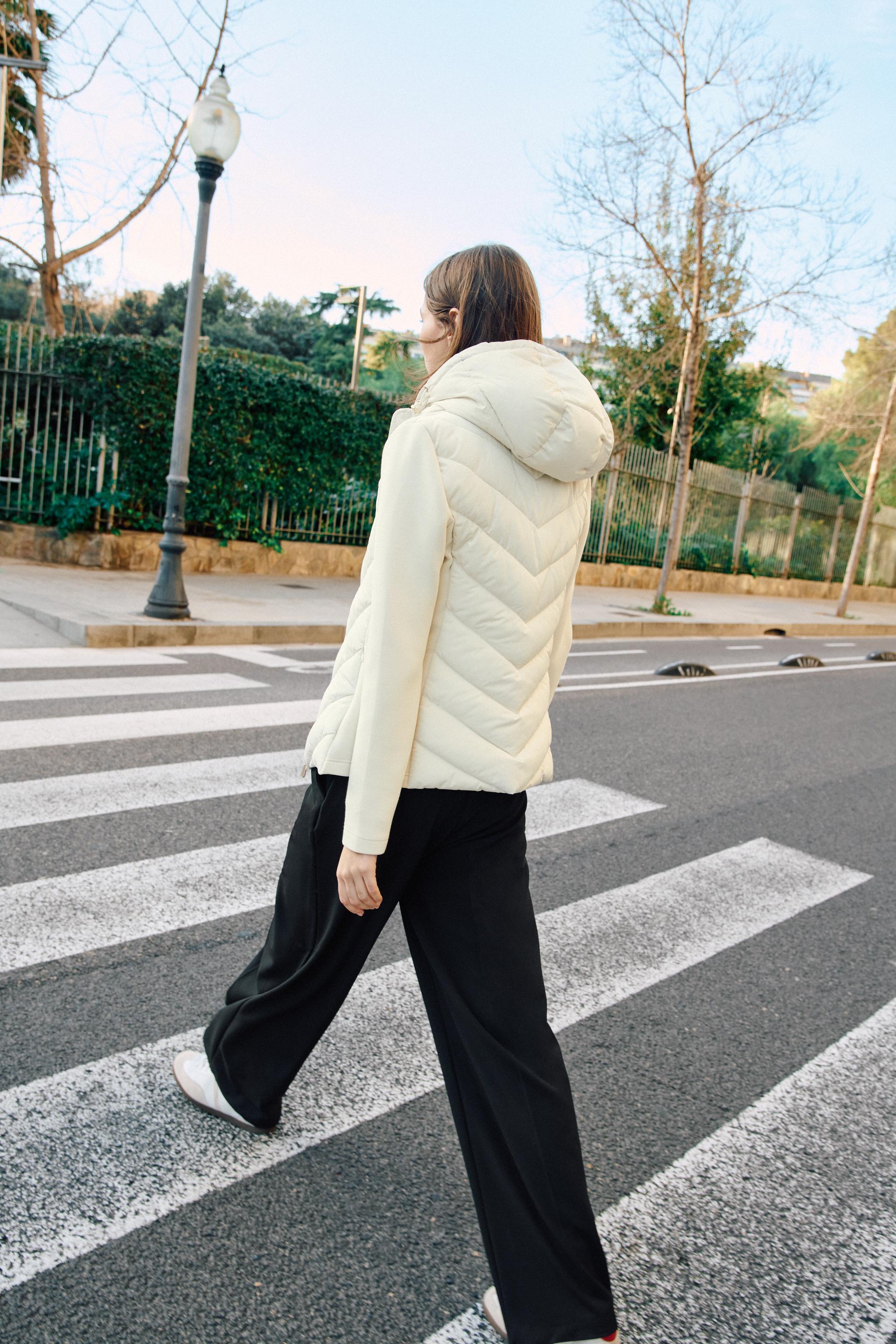 WIDE-LEGパンツ ダブルウエストバンド - ブラック | ZARA Japan / 日本