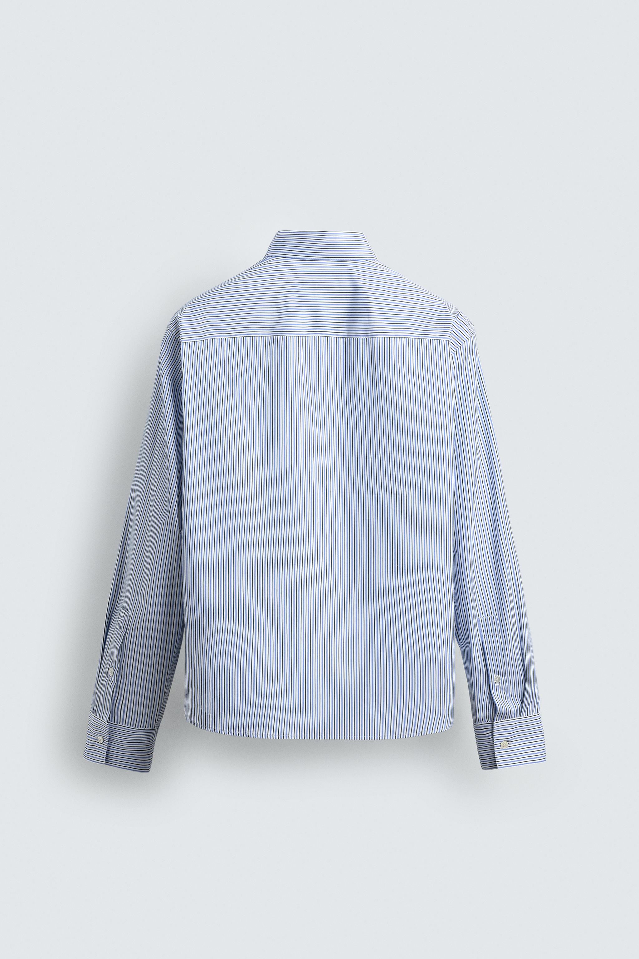 RELAXED FIT STRIPED SHIRT