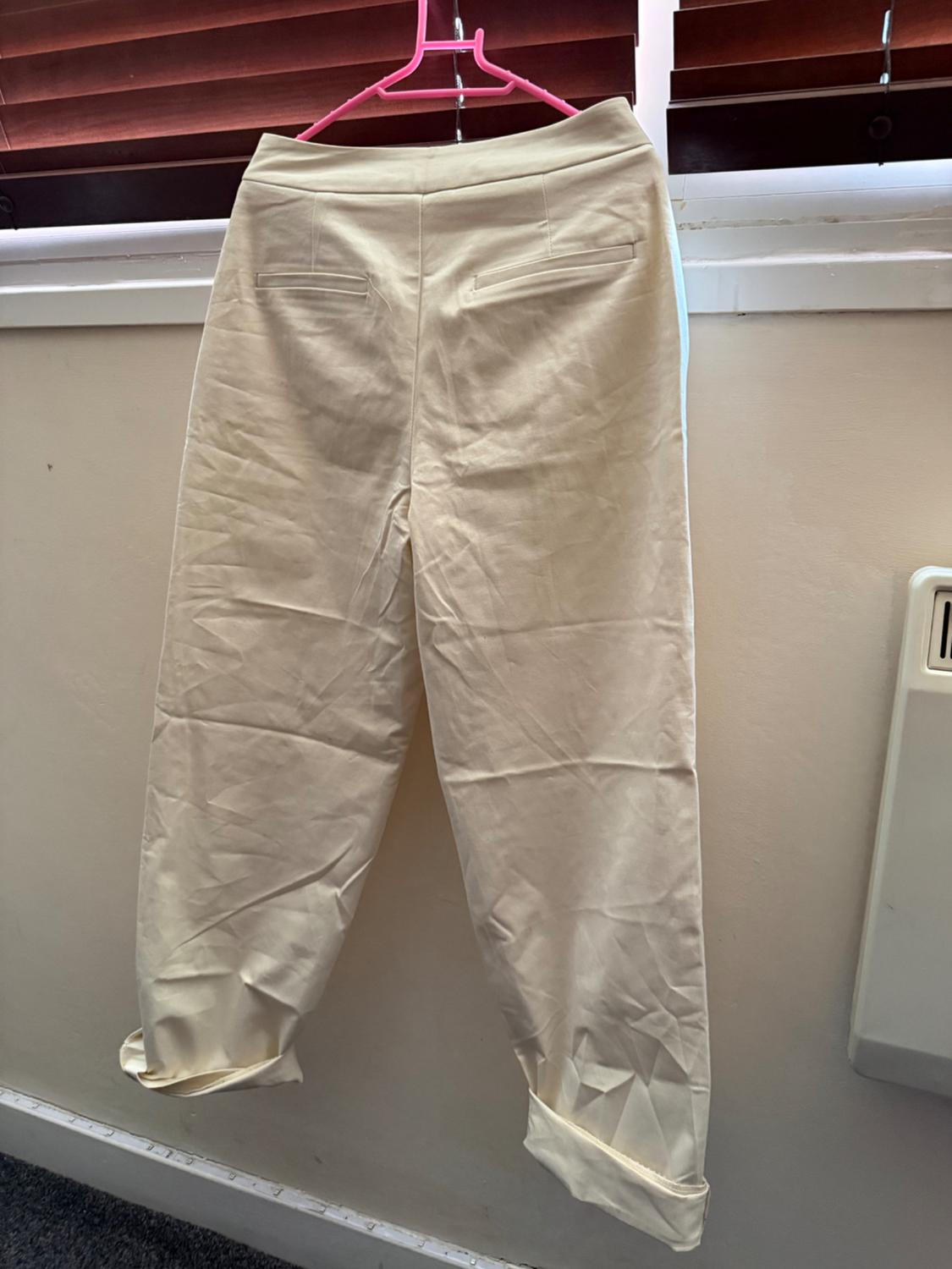 CARROT FIT TROUSERS WITH BUTTON WAIST - Image 4