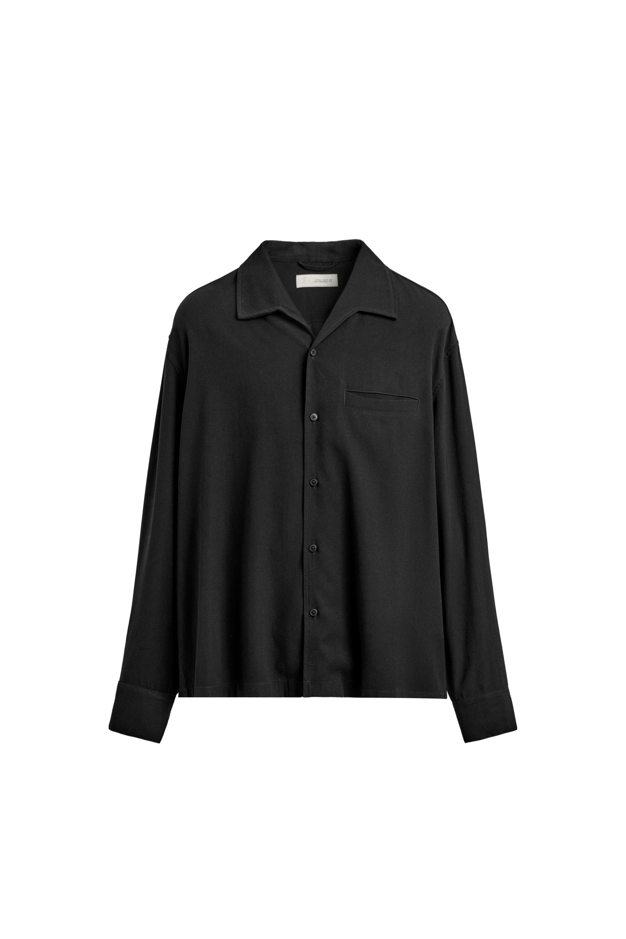 DÖKÜMLÜ RELAXED FIT GÖMLEK