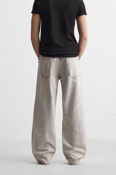 JEAN COUPE AMPLE - Gris de Zara - Image 2