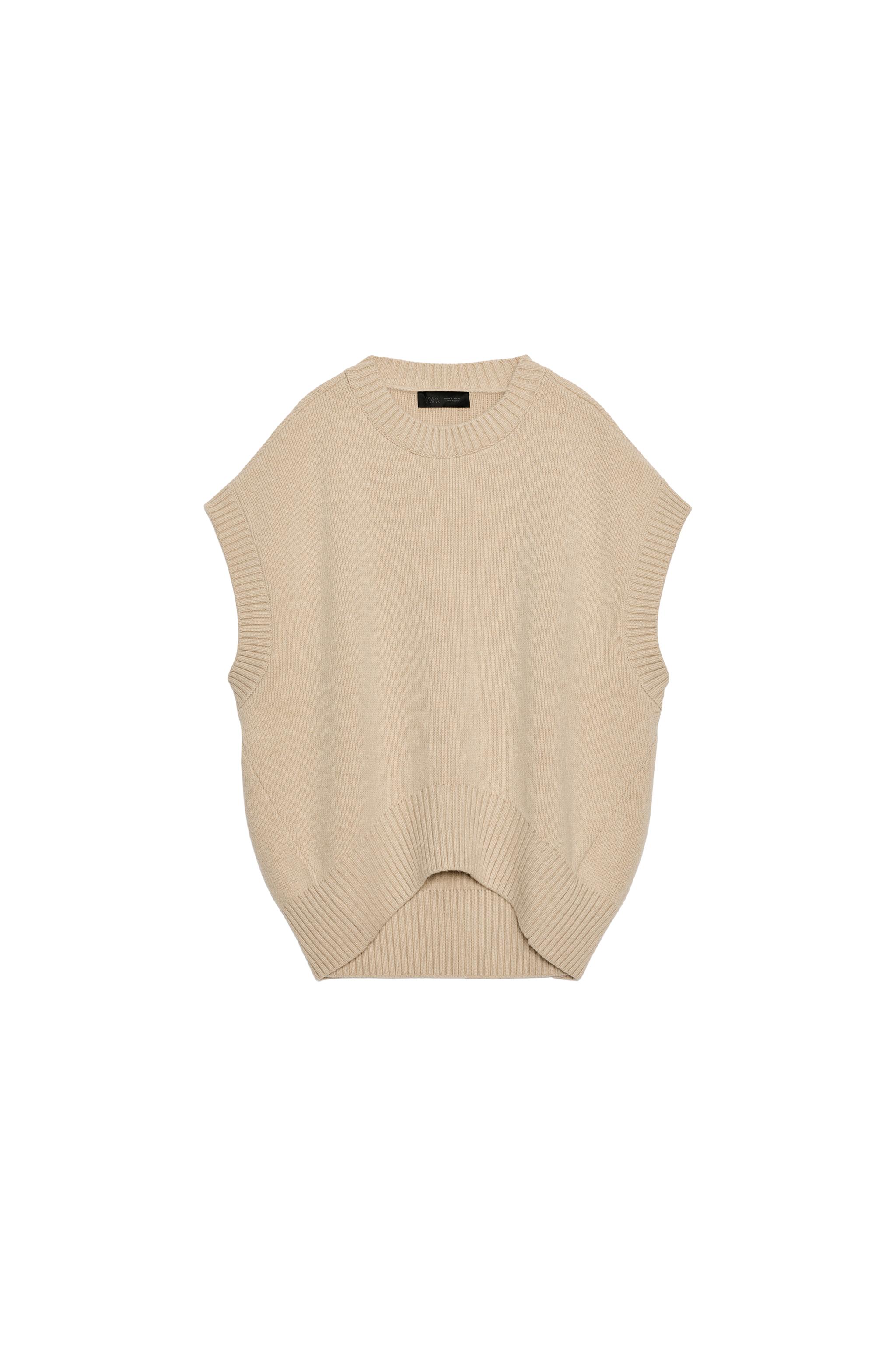 CHALECO CON LANA OVERSIZE