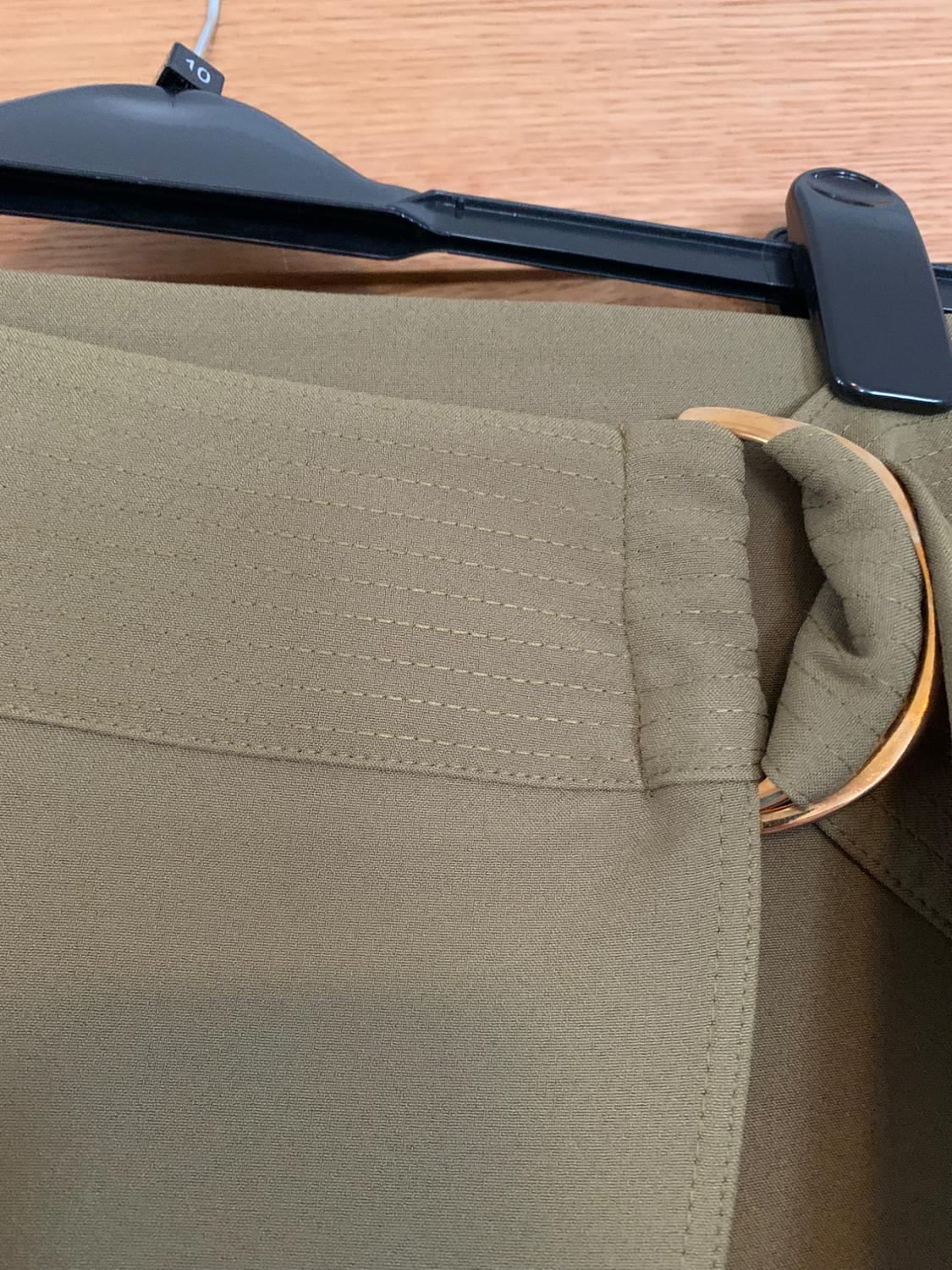 CROSSOVER MINI SKIRT WITH BUCKLES - Image 3