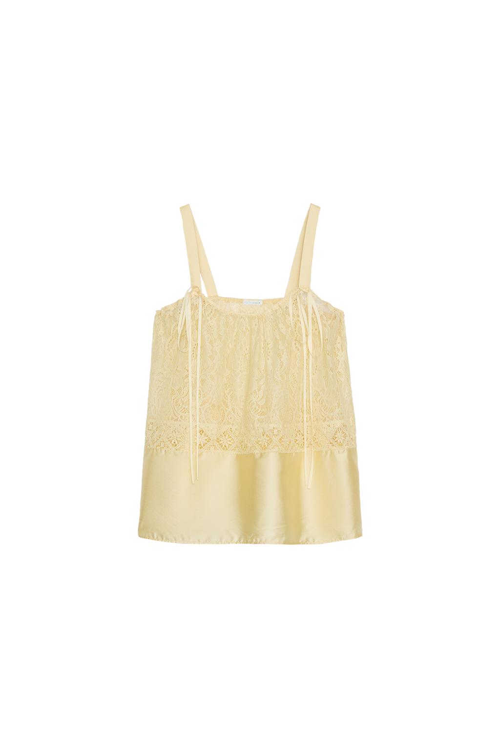 ZW COLLECTION SATIN EFFECT LACE TOP - image 3