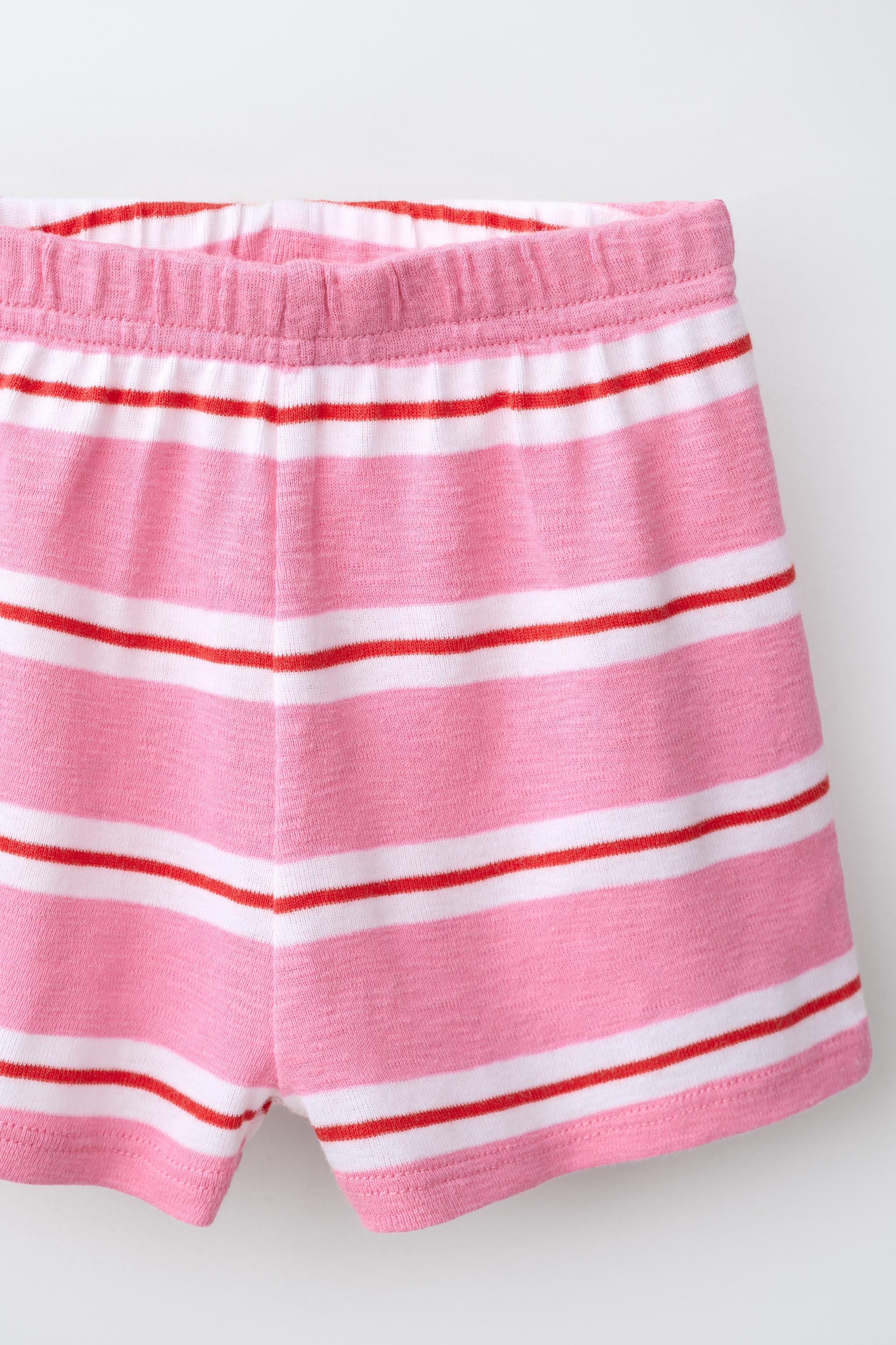 STRIPED T-SHIRT AND BERMUDA SET
