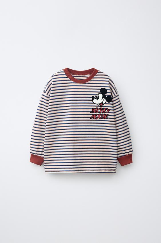 CAMISETA RAYAS MICKEY MOUSE © DISNEY - Blanco de Zara - Imagen 0