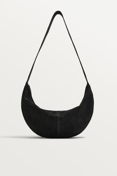 КОЖАНАЯ СУМКА — Черный от Zara