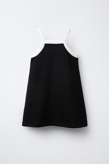 Zara TIED DRESS - Black