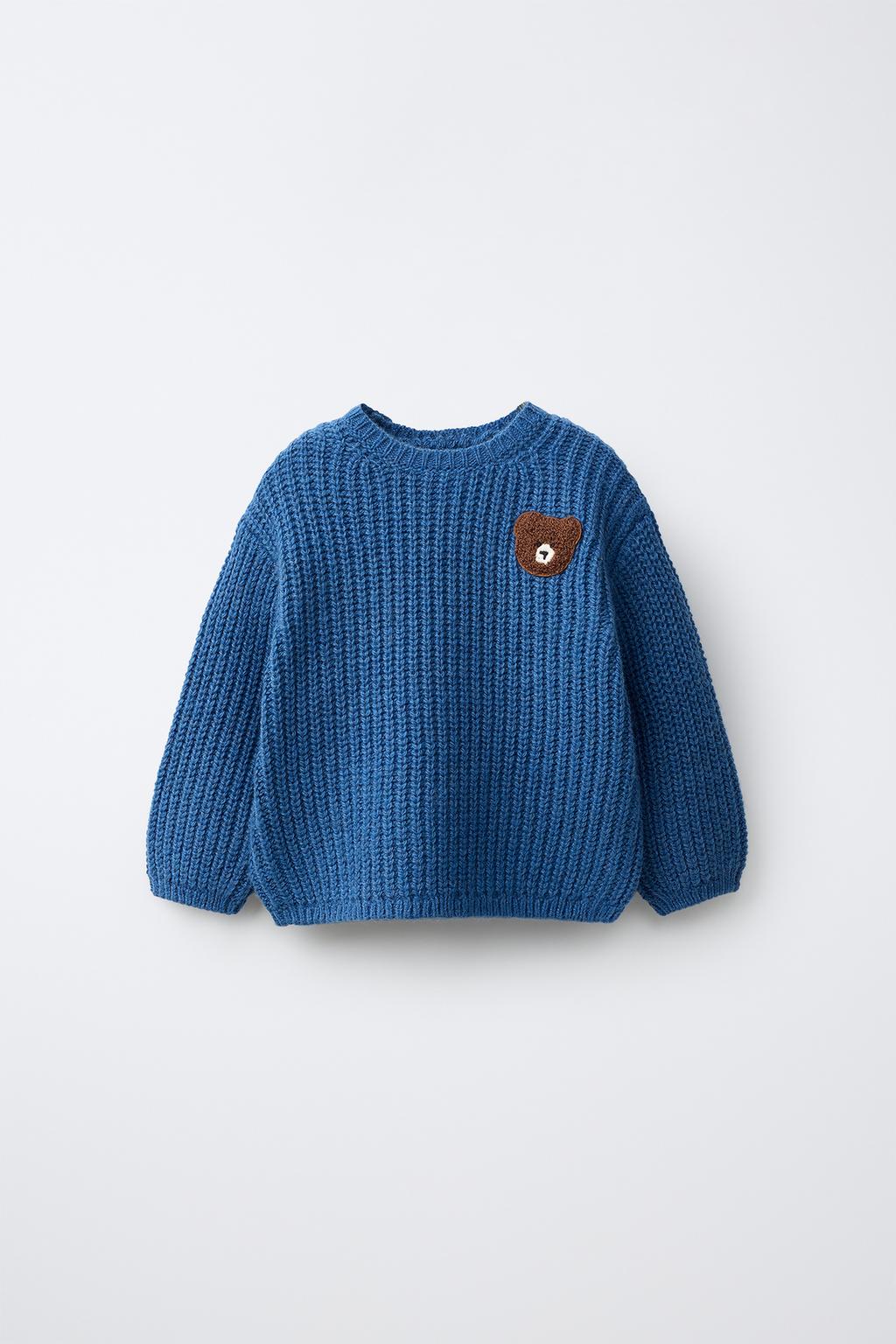 BEAR PATCH KNIT JUMPER