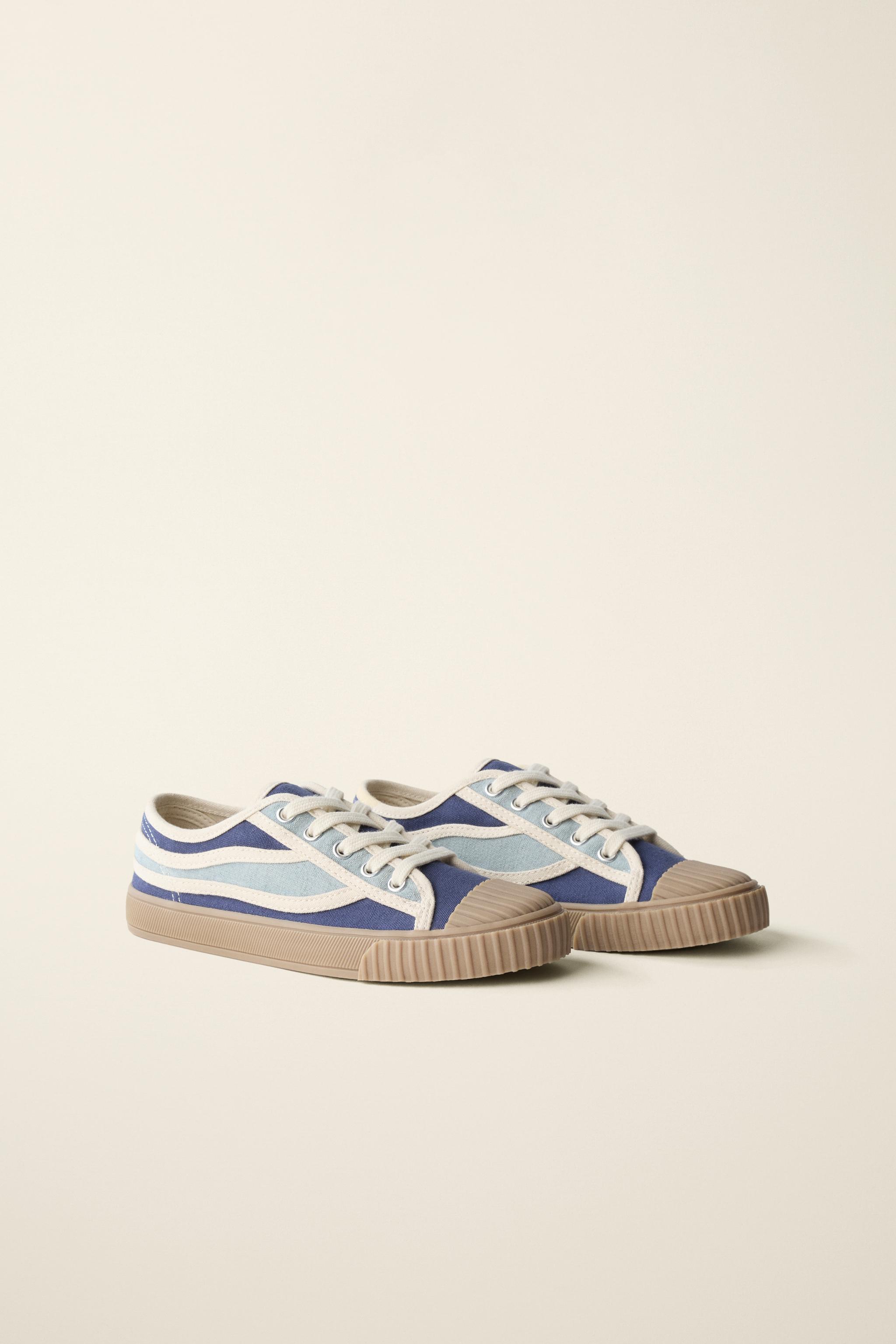 SNEAKERS CREATED BY CARAMEL LONDON X ZARA — Blue