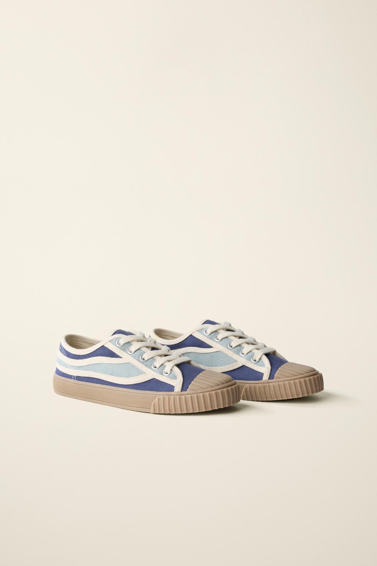 SNEAKERS CREATED BY CARAMEL LONDON X ZARA — Blue