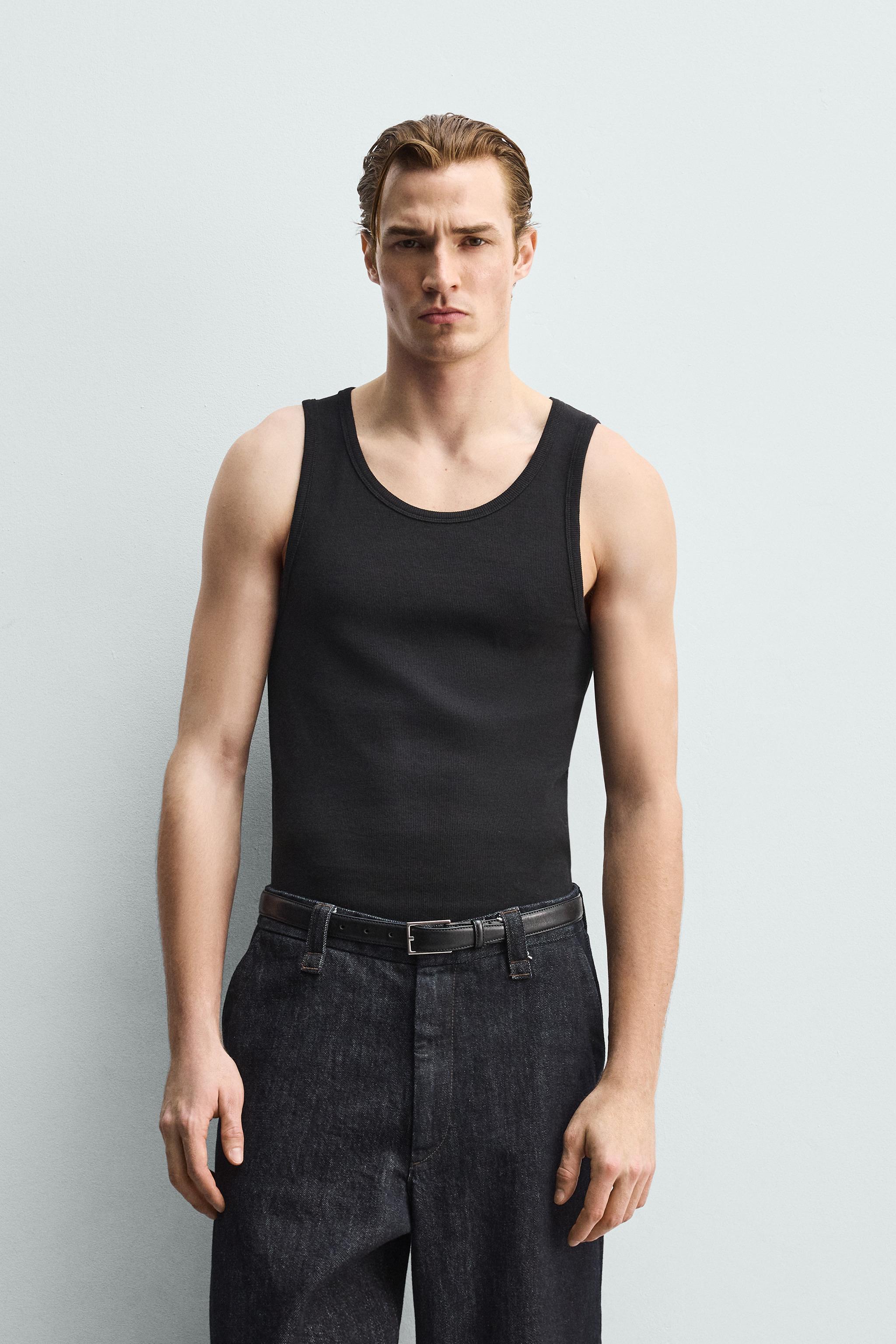 Zara 3'LÜ BASIC ATLET T-SHIRT PAKETİ görsel 8