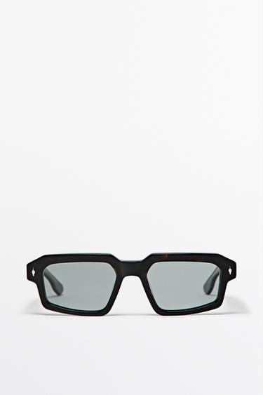 Lunettes de soleil rectangulaires - Marron de Zara - Image 0