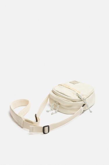 CONTRAST TECHNICAL CROSSBODY BAG - Bone White by Zara - Image 3