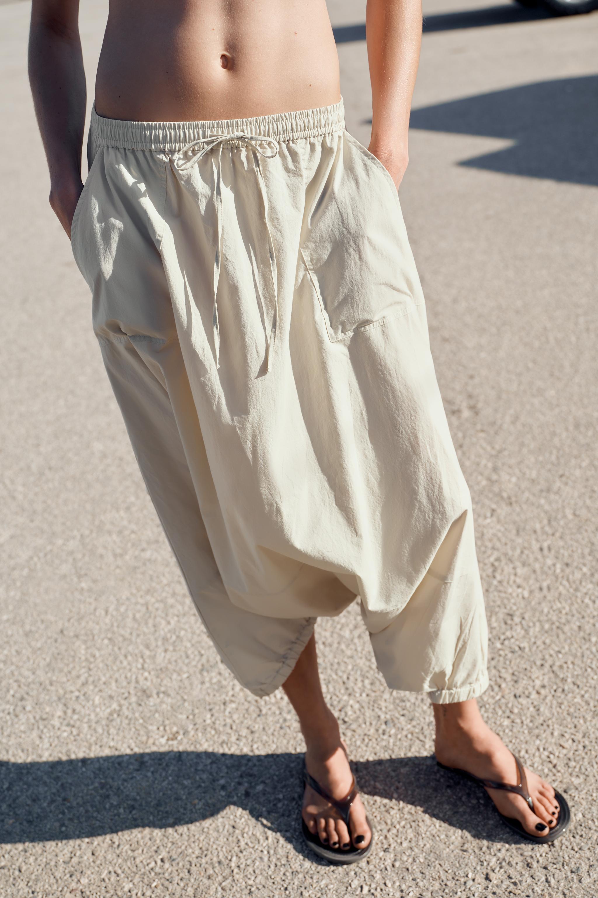 NYLON BALLOON PANTS