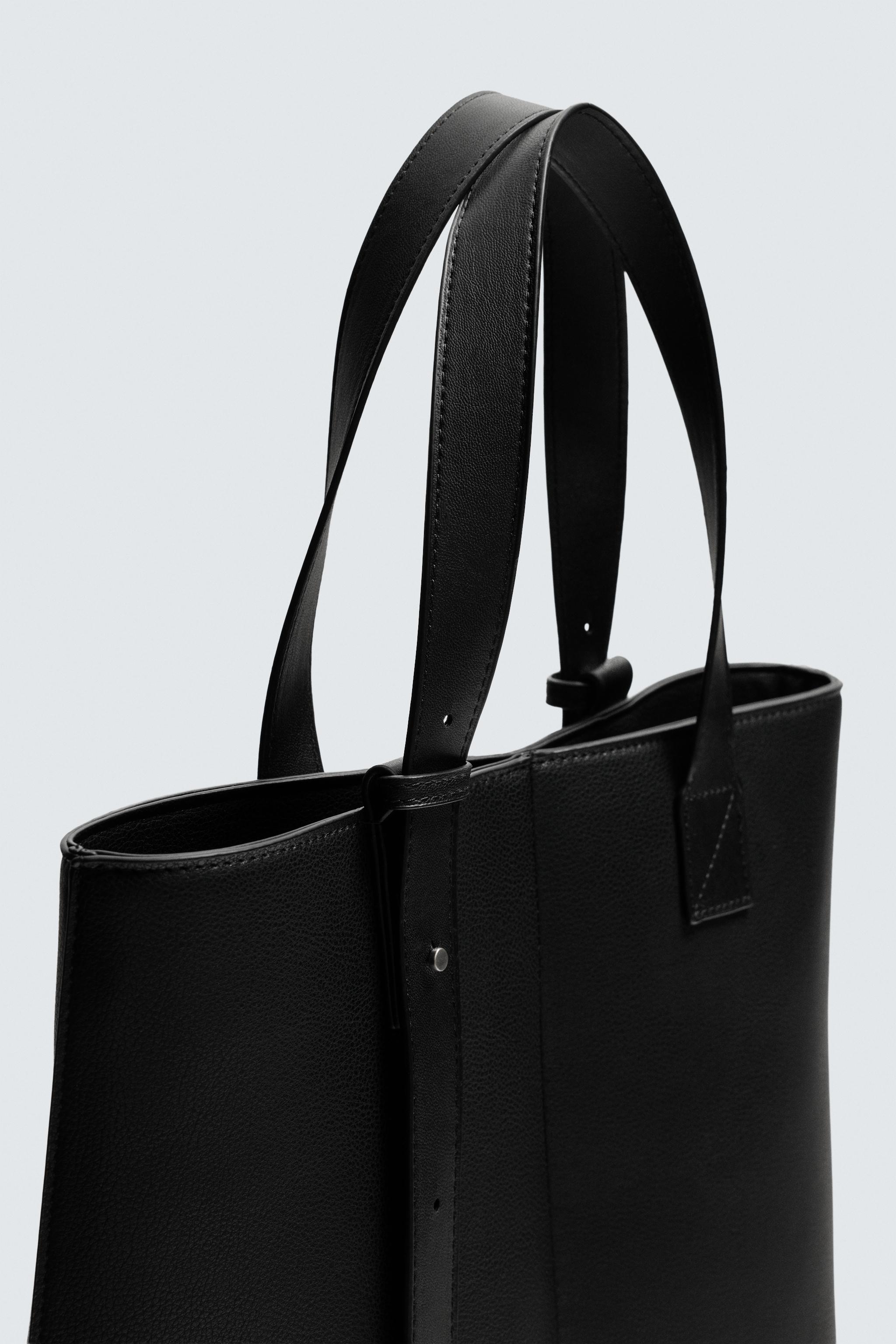 プレーンショッパーバッグ - ブラック | ZARA Japan / 日本