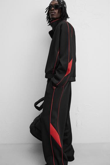 PANTALON RÉTRO FOOTBALL - Noir de Zara - Image 5