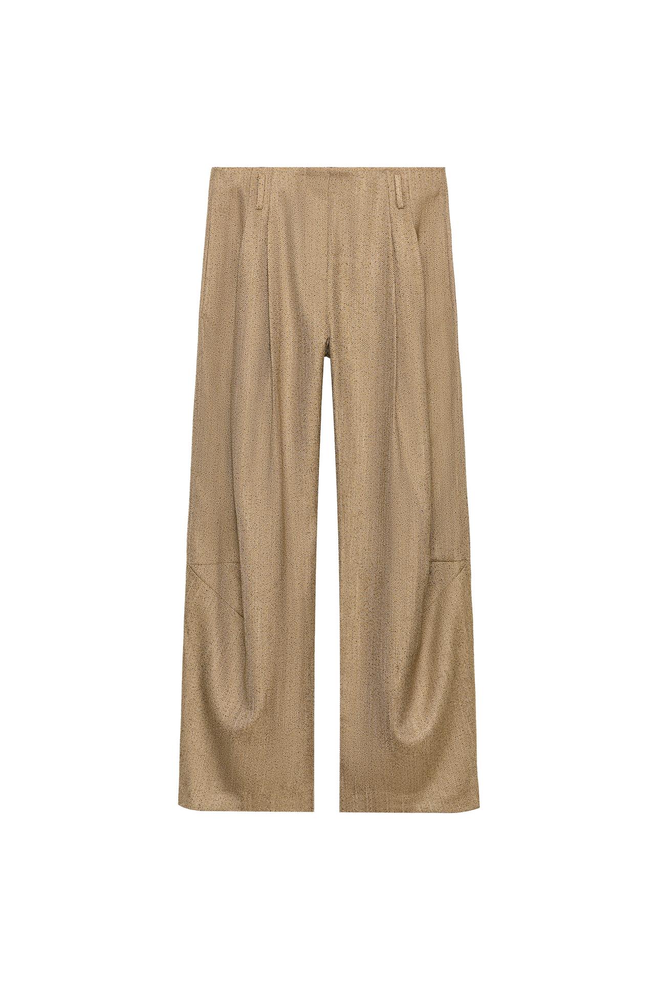ZW COLLECTION BALLOON PANTS — Mid-camel