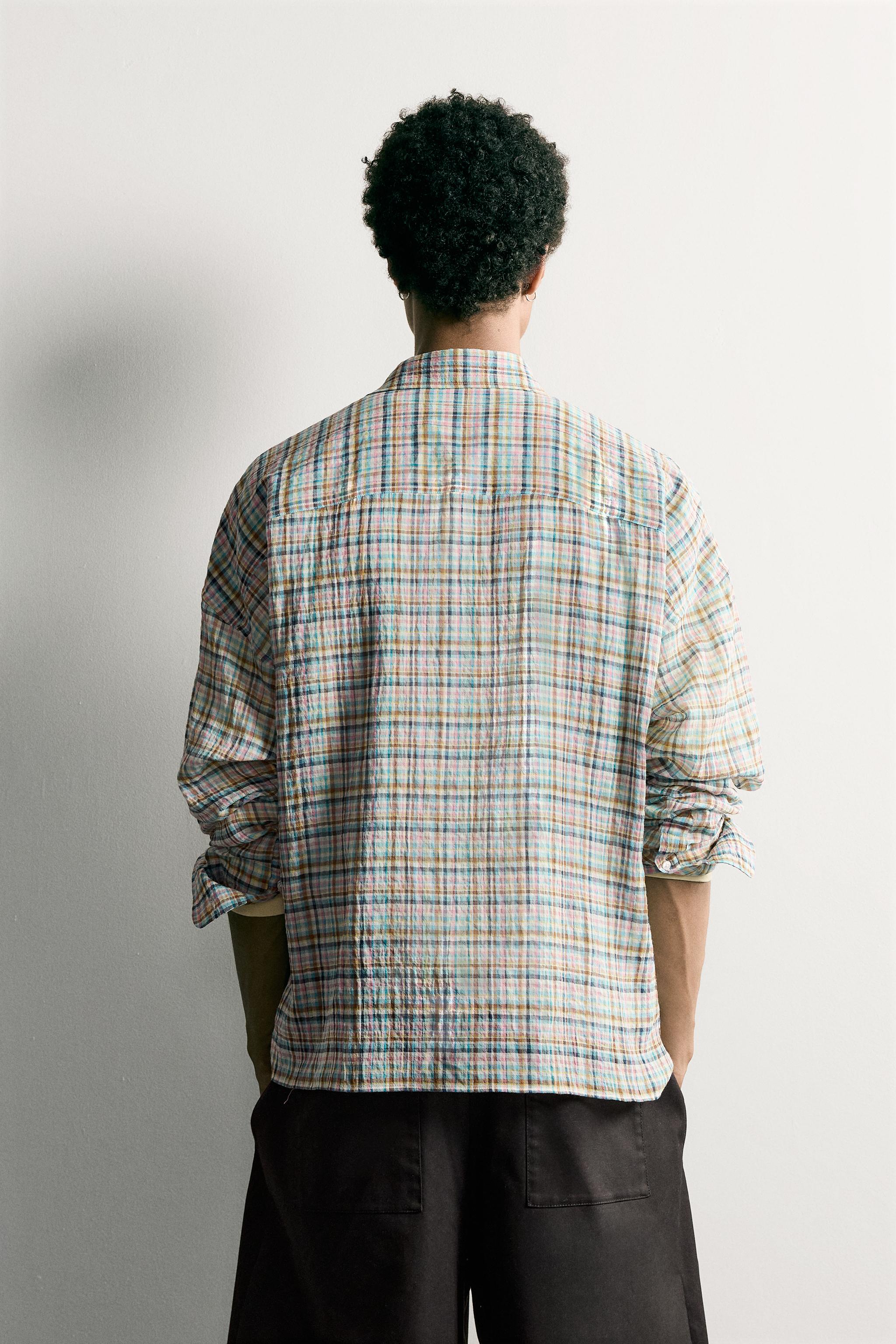 PLAID RELAXED FIT SHIRT