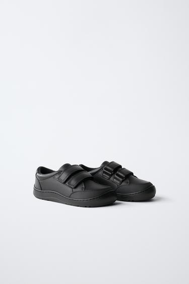 BASKET BAREFOOT EN CUIR - Noir de Zara - Image 1