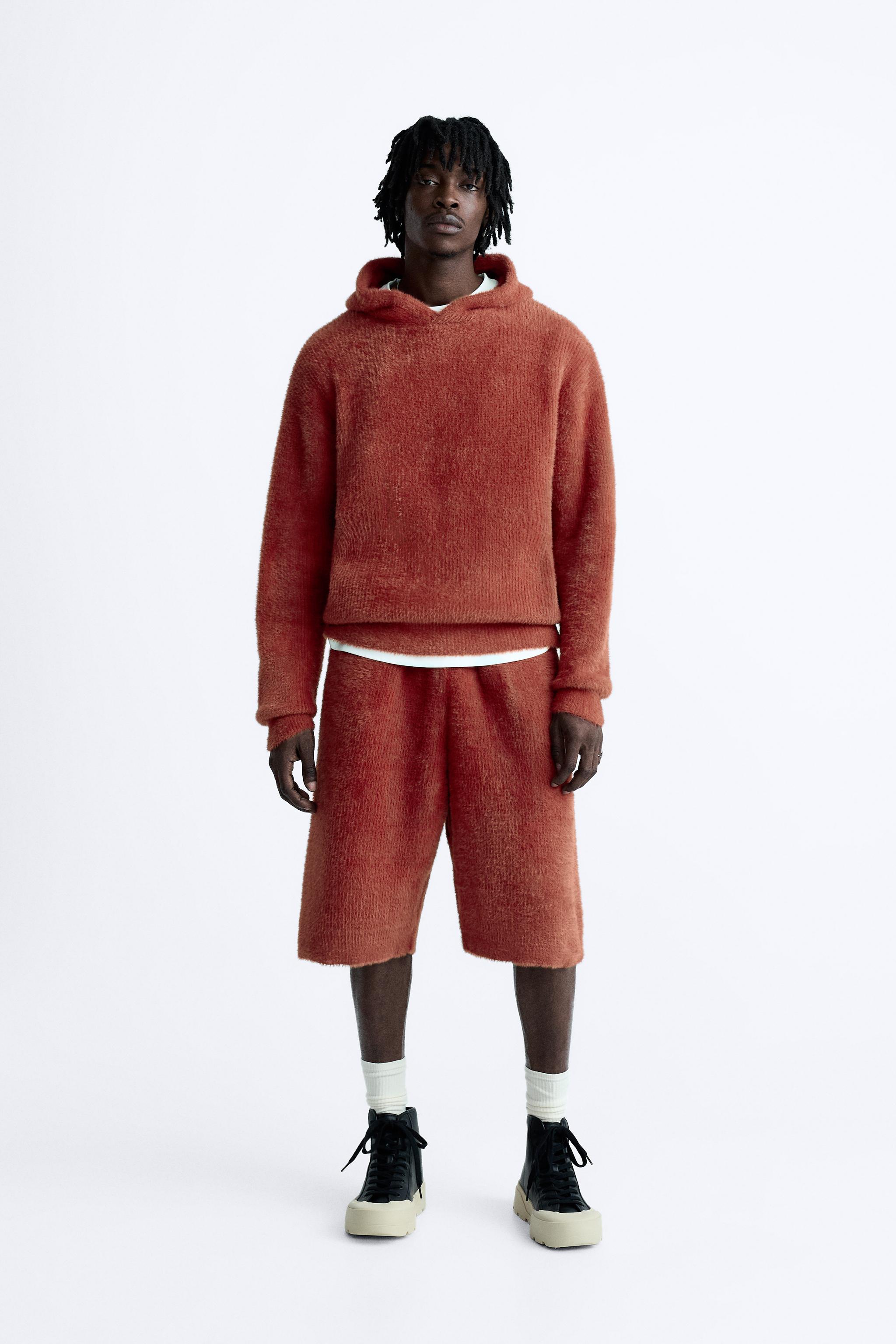 Essentials Hoodie Fear of God Red TrackSuit