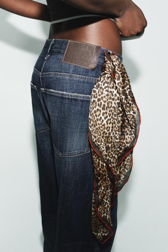 ANIMAL PRINT MODAL SILK SCARF