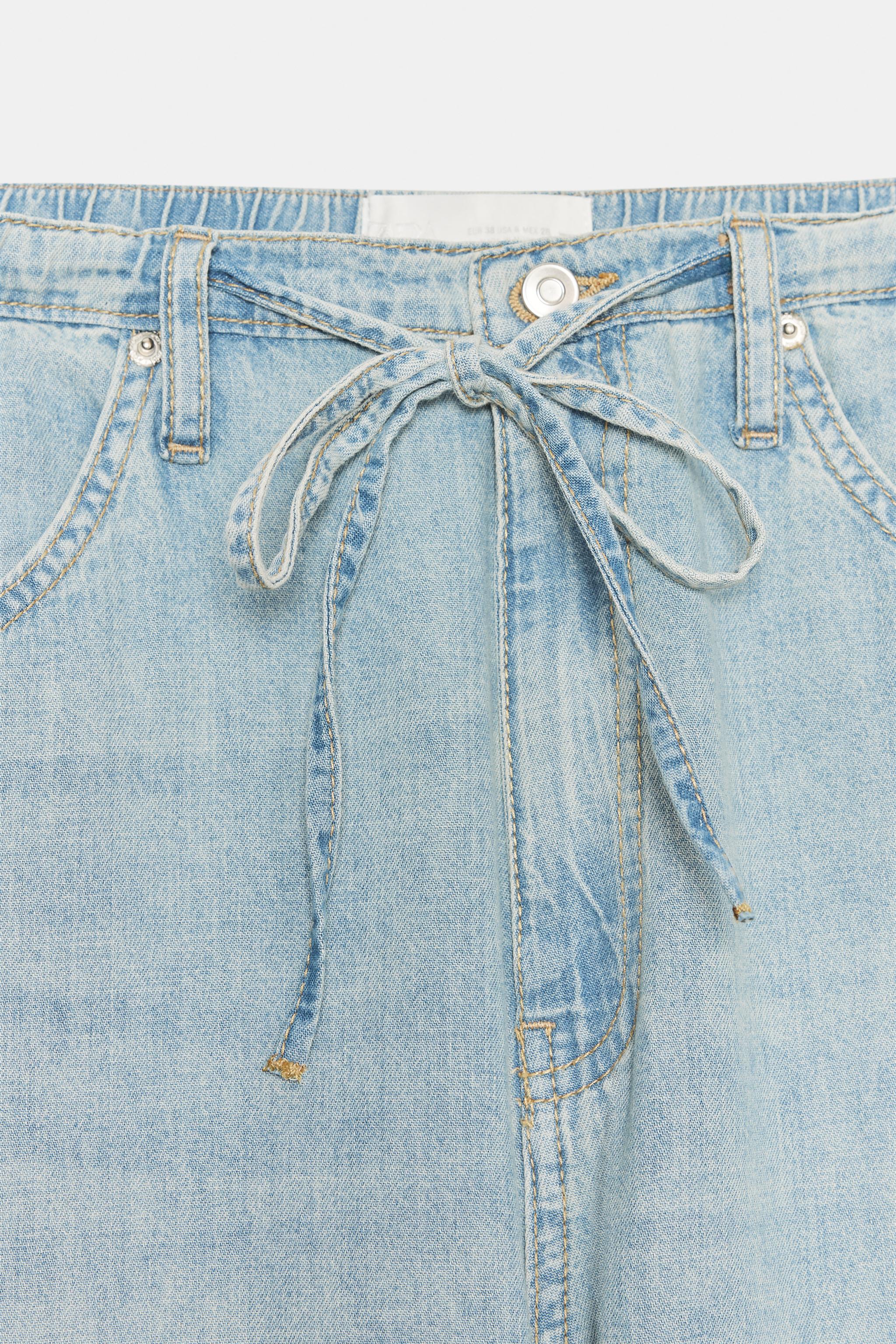 JEAN DENIM TRF FLUIDE