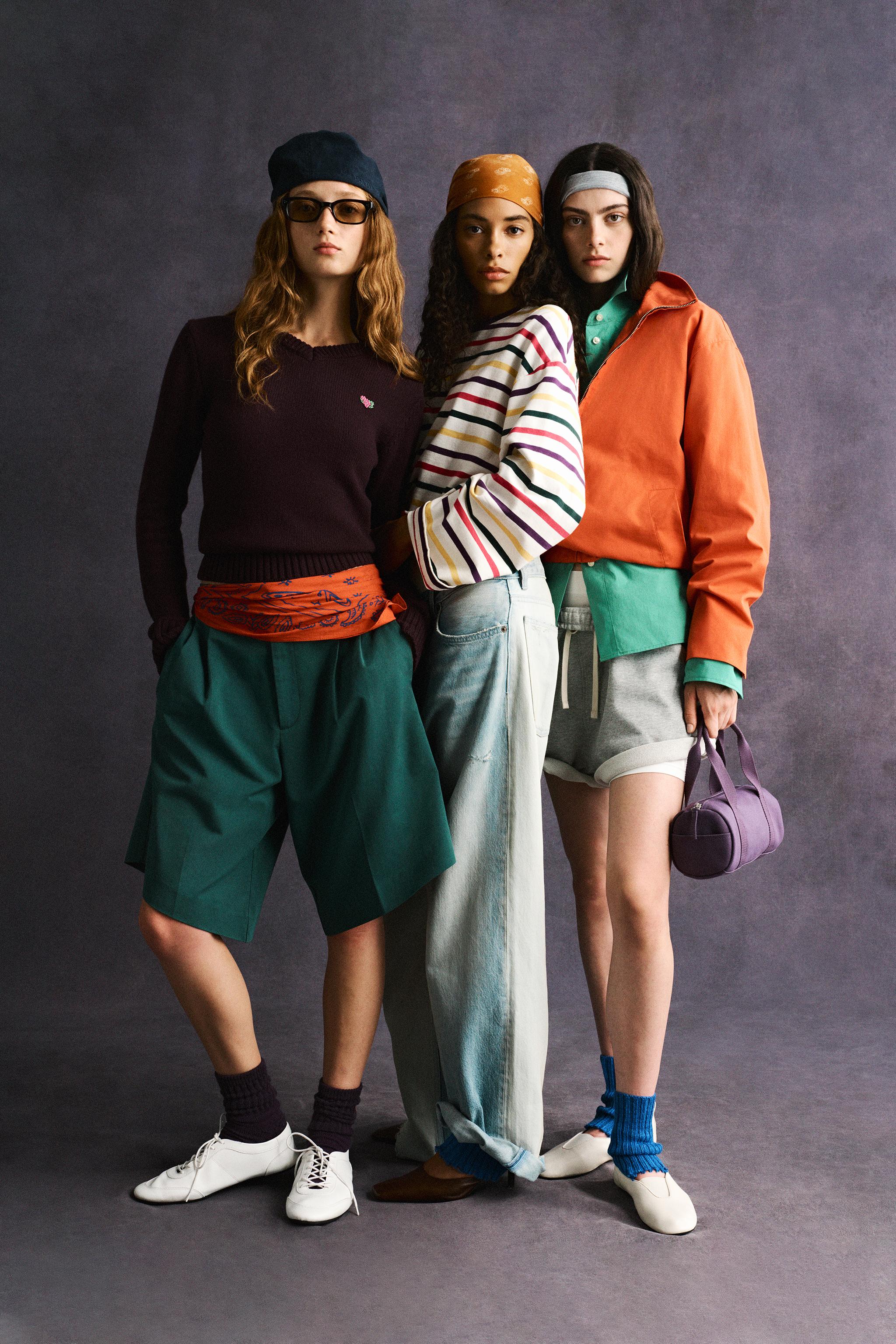 ZW COLLECTION コントラストレース キャミソールトップス - ブルー
