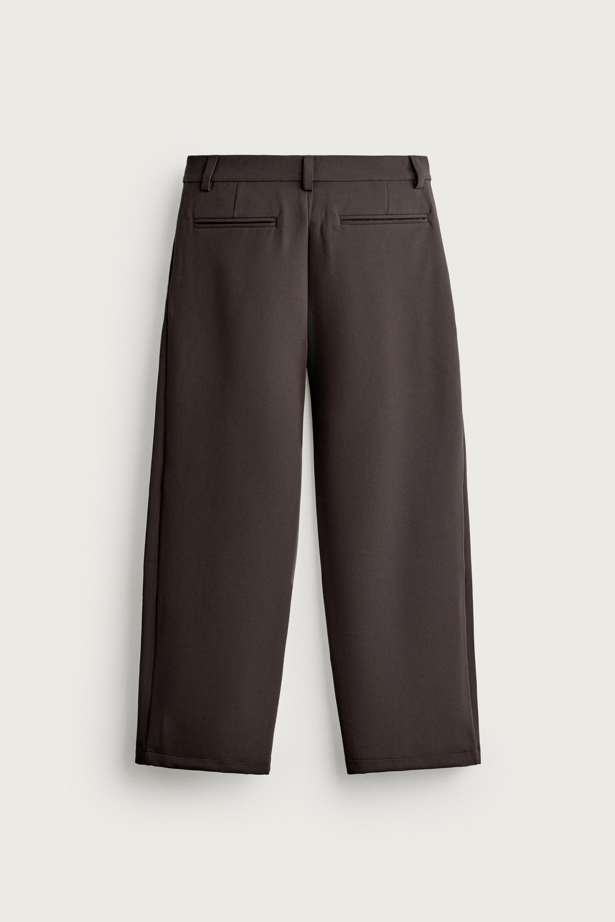 PANTALON COUPE LARGE PLIS LATÉRAUX