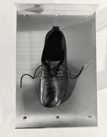 Zara 真皮德比鞋限量版 - 黑色