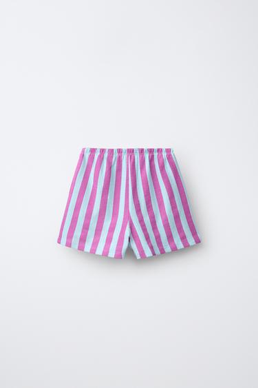 PYJAMA RAYURES ET INSCRIPTION (1,5-6 ANS) - Rose de Zara - Image 4