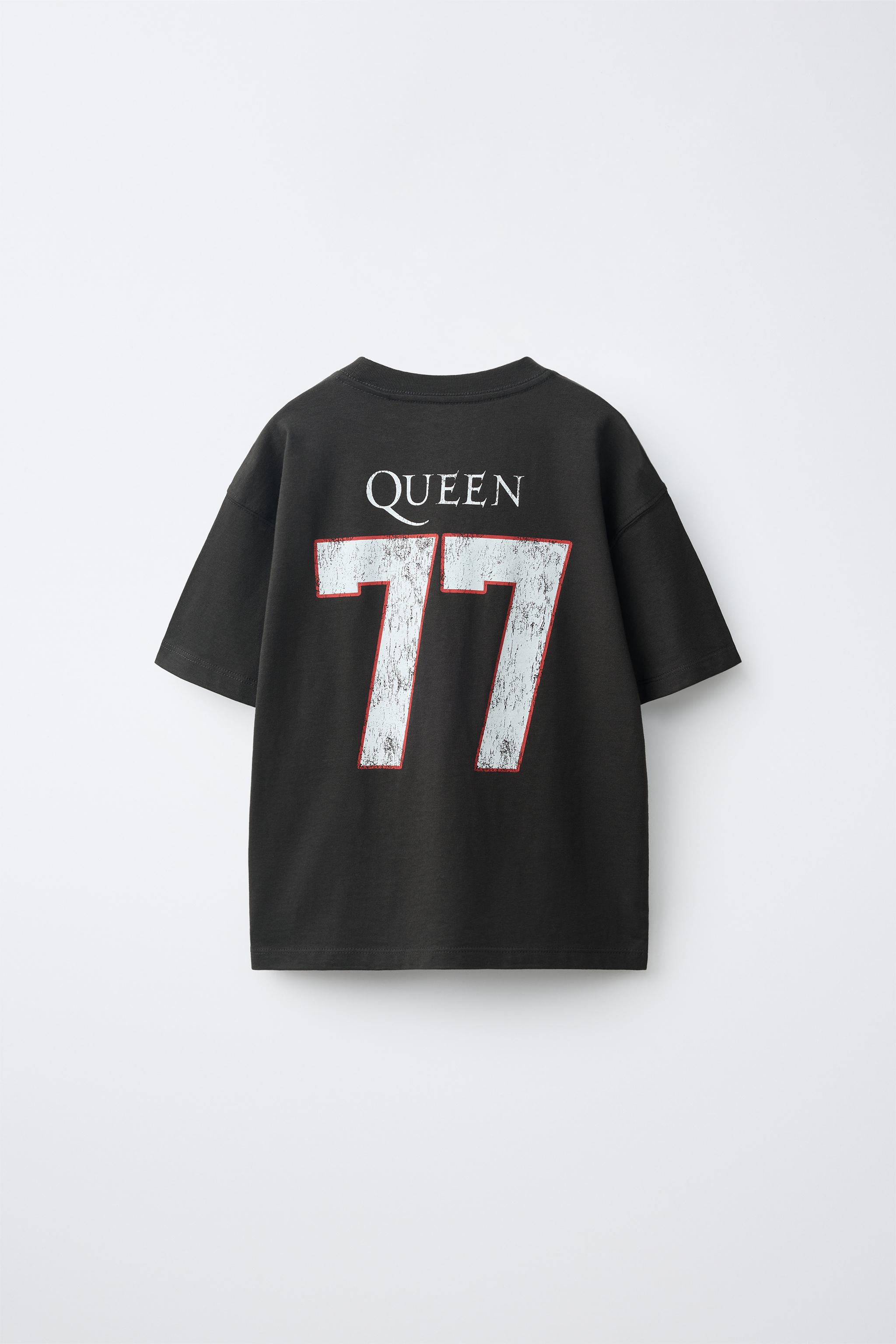 QUEEN© PRINT T-SHIRT - Dark anthracite | ZARA United States