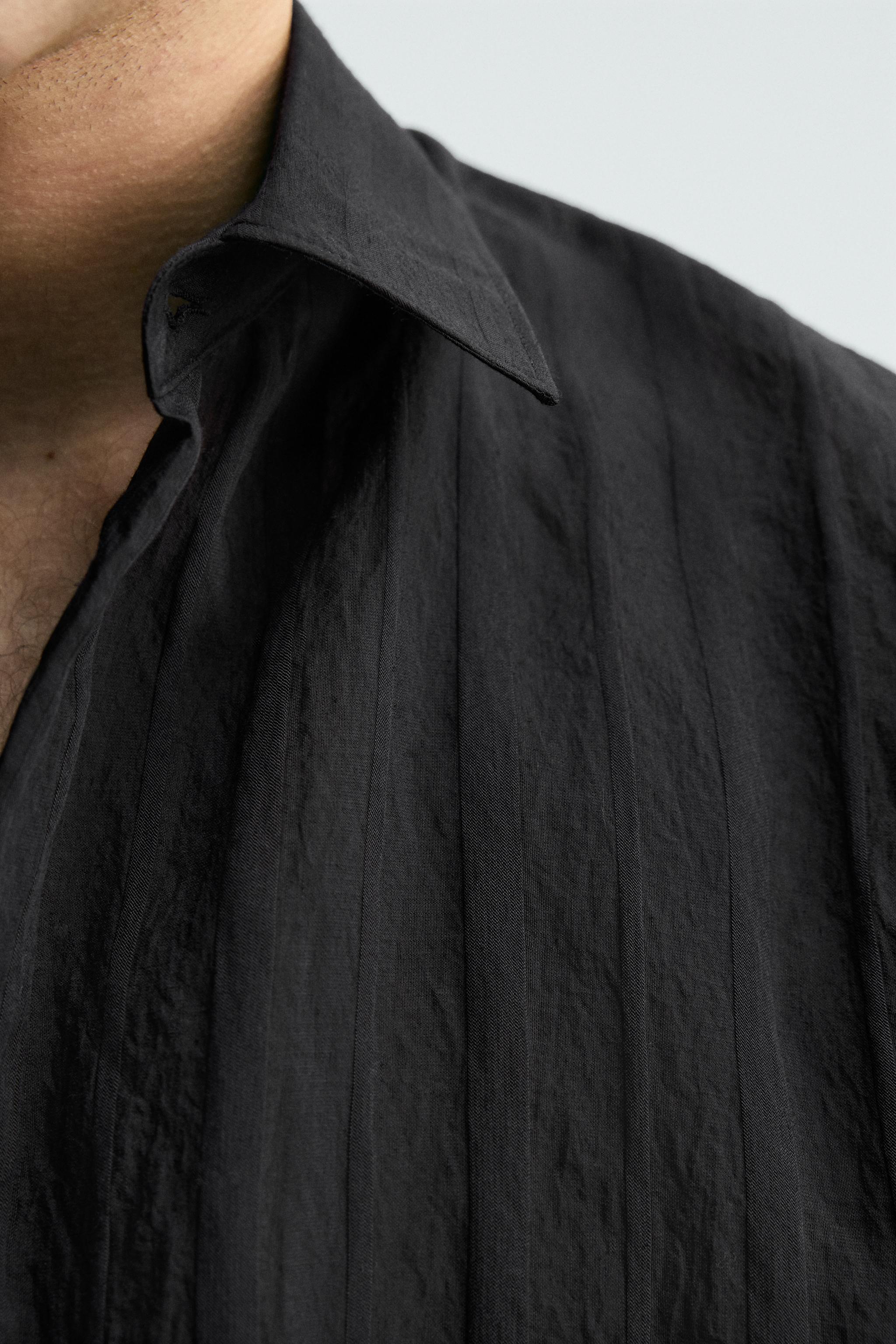 RELAXED FIT TEXTURED SHIRT