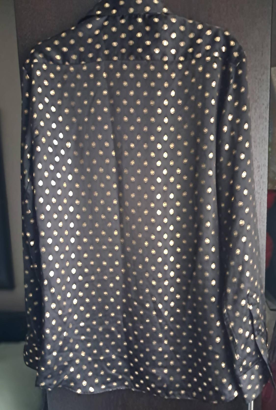 METALLIC POLKA DOT SHIRT - Image 2